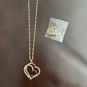 Necklace with matching earrings